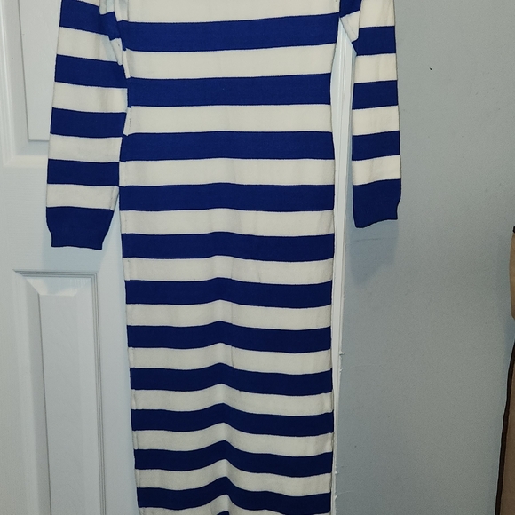 Shein long sleeve striped sweater dress - Picture 2 of 6